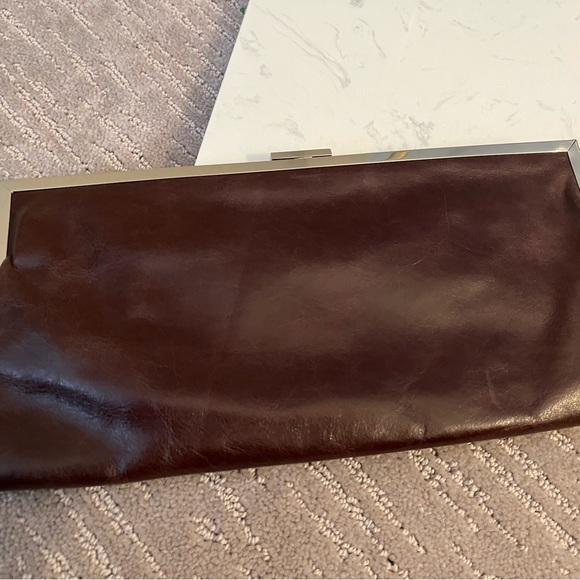 HOBO Brown Leather Clutch - Picture 9 of 11